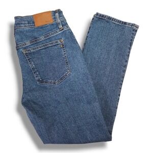 Madewell Mid-Rise Perfect Vintage Denim Jeans Straight Leg Medium Wash Blue 29